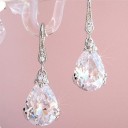 Ladies' Drop Earrings with Zirconia G342 2