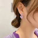 Ladies' Drop Earrings with Zirconia G409 6