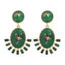 Ladies' Drop Earrings with Zirconia G639 10