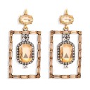 Ladies' Drop Earrings with Zirconia G639 45