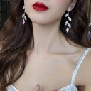 Ladies' Drop Earrings with Zirconia G866 4