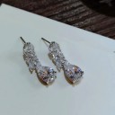 Ladies' Drop Earrings with Zircons G123 3