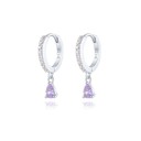 Ladies' Drop Earrings with Zircons H743 7