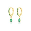 Ladies' Drop Earrings with Zircons H743 9