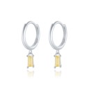 Ladies' Drop Earrings with Zircons H743 1