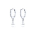 Ladies' Drop Earrings with Zircons H743 14