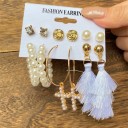 Ladies' Earrings 6 Pairs G1323 18