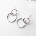 Ladies' Earrings Two Circles 3
