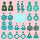 Ladies' Earrings with Beads A3155 15