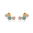 Ladies' Earrings with Crystals G935 5