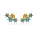 Ladies' Earrings with Crystals G935 6