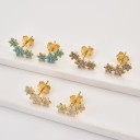 Ladies' Earrings with Crystals G935 9