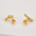 Ladies' Earrings with Crystals G935 10