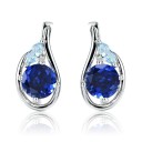 Ladies' Earrings with Gemstone R71 2