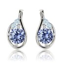 Ladies' Earrings with Gemstone R71 5