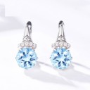 Ladies' Earrings with Gemstone R82 4