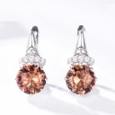 Ladies' Earrings with Gemstone R82 6