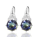 Ladies' Earrings with Gemstone R82 7