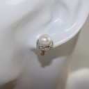 Ladies' Earrings with Pearl C1082 8