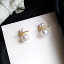 Ladies' Earrings with Pearls G662 15