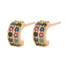 Ladies' Earrings with Zirconia G229 6