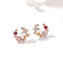Ladies' Earrings with Zirconia G390 4