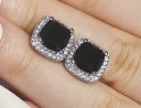 Ladies' Earrings with Zircons G343 19