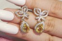 Ladies' Earrings with Zircons G343 46