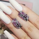 Ladies' Earrings with Zircons G343 48