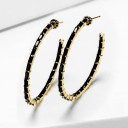 Ladies' Earrings with Zircons G362 5