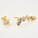 Ladies' Earrings with Zircons G630 10