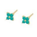 Ladies' Earrings with Zircons G641 28