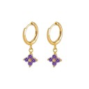 Ladies' Earrings with Zircons G641 46