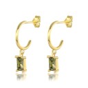 Ladies' Earrings with Zircons G641 60