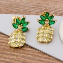 Ladies' Earrings with Zircons G668 5