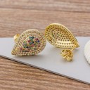 Ladies' Earrings with Zircons G668 7