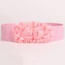 Ladies' Elastic Belt with Flower 4