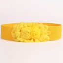 Ladies' Elastic Belt with Flower 8