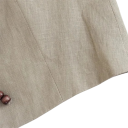 Ladies' Elegant Plain Waistcoat with V-Neck Tie Closure Stylish Polyester Sleeveless Waistcoat Various Colours 6