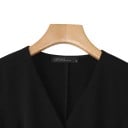 Ladies' Elegant Waistcoat with V-Neck and Asymmetrical Button Fastening with Pleats at the Hem and Shaped Seams 8