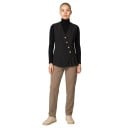 Ladies' Elegant Waistcoat with V-Neck and Asymmetrical Button Fastening with Pleats at the Hem and Shaped Seams 2