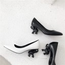 Ladies' Elephant Shaped Heeled Shoes J1128 7