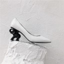 Ladies' Elephant Shaped Heeled Shoes J1128 8