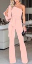 Ladies' Evening Jumpsuit with Exposed Shoulder 6