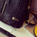 Ladies' Fashion Backpack with Embossed Pattern 16