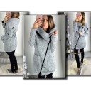 Ladies' Fashion Coat with Collar J1214 4