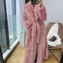 Ladies' Faux Fur Coat P1769 11