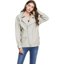 Ladies' Faux Leather Jacket A1828 5