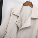 Ladies' Faux Leather Jacket A1828 7