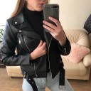 Ladies' Faux Leather Jacket P1334 3